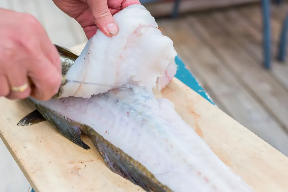 Découpe de poisson